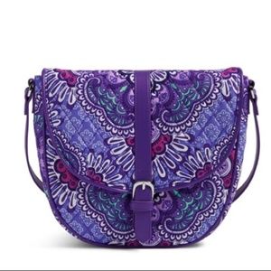 Vera Bradley purse- slim saddle bag